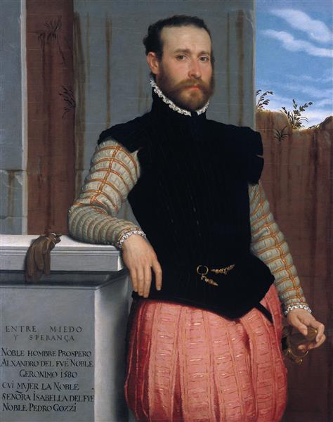 Portrait of Alessandri, 1560 - Джованни Баттиста Морони