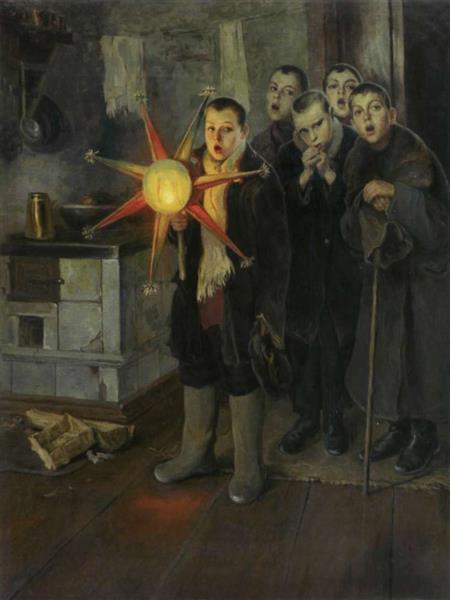 Колядки, c.1885 - Микола Пимоненко