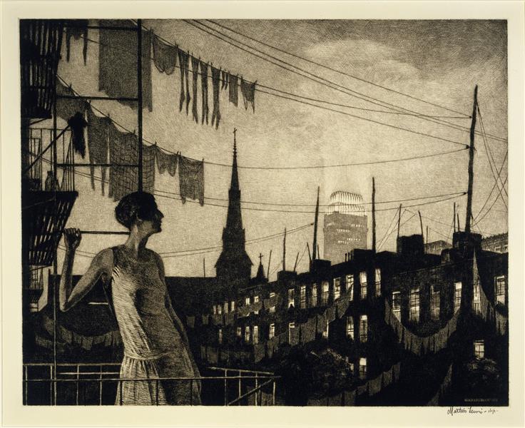 Glow of the City, 1929 - Martin Lewis