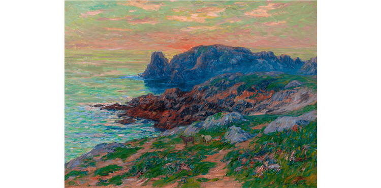 L'île de Ouessant, Le Soir, 1908 - Анри Море