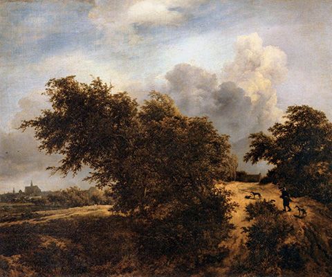 Dune Landscape near Haarlem, c.1649 - Якоб Исаакс ван Рёйсдал
