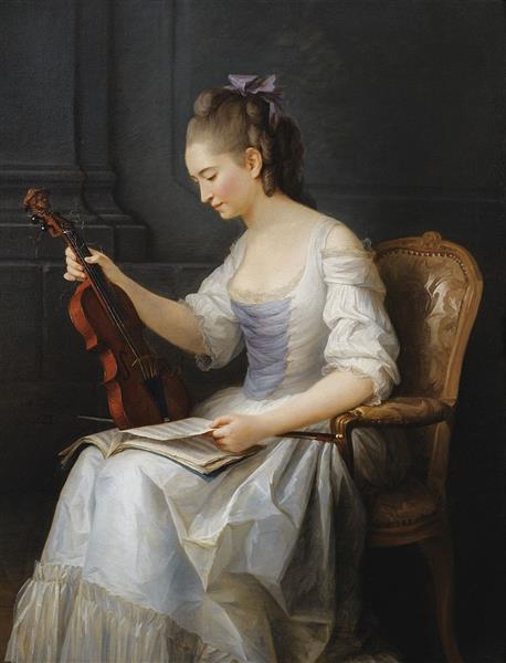 Portrait of a Violinist, 1773 - Anne Vallayer-Coster