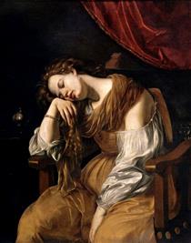 Conversion of the Magdalene - Artemisia Gentileschi