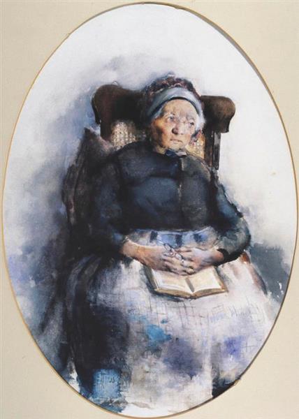 The Old Lady in the Chair, 1895 - Frances Hodgkins