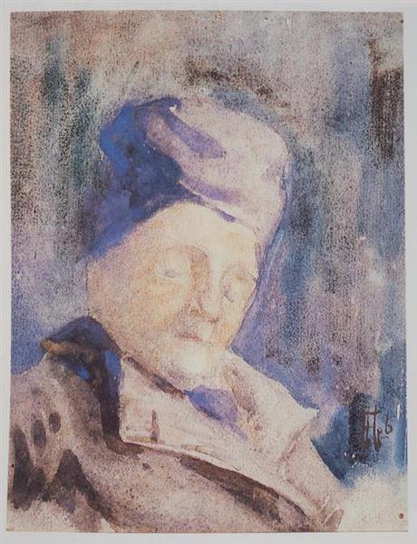 Sleeping Concierge, 1906 - Frances Mary Hodgkins