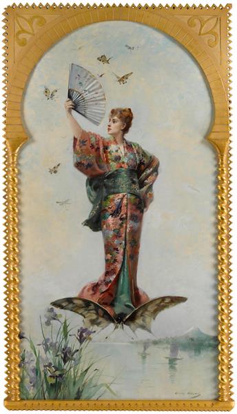 A Butterfly Fairy, 1917 - Луиза Аббема