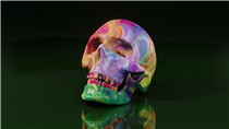Psychedelic Skull 04 - Alex Jesús Cabello Leiva