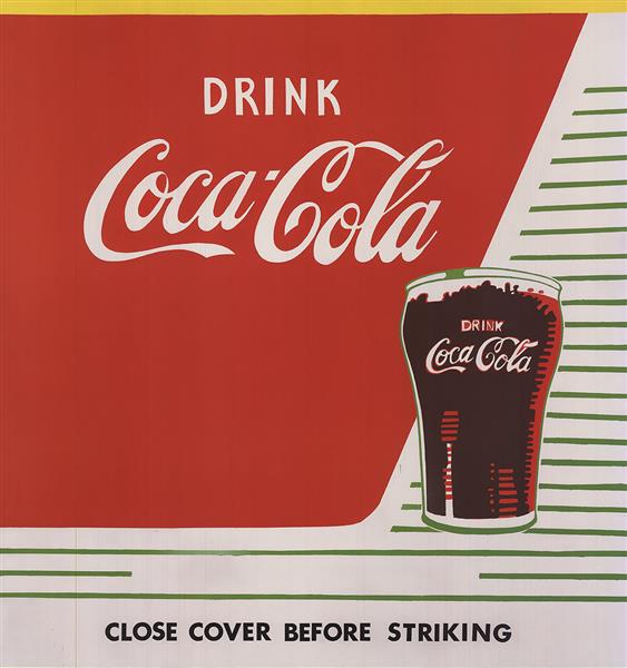 Close Cover Before Striking (Coca-Cola), 1962 - Енді Воргол