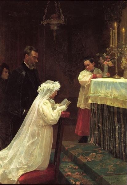 First Communion, 1896 - Пабло Пикассо