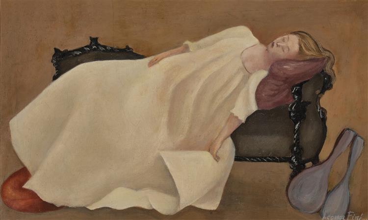 The Lying Woman Or Lying Girl, 1928 - Леонор Фини