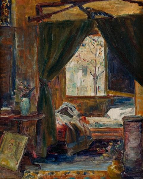 Interior of the Atelier De Auteuil, 1921 - Тарсила ду Амарал