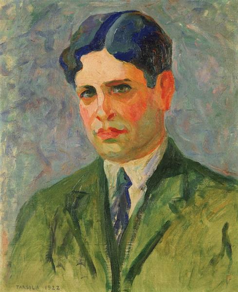 Portrait of Oswald de Andrade, 1922 - Тарсіла ду Амарал