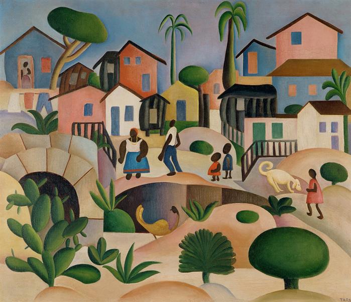 Favela Hill, 1924 - Tarsila do Amaral