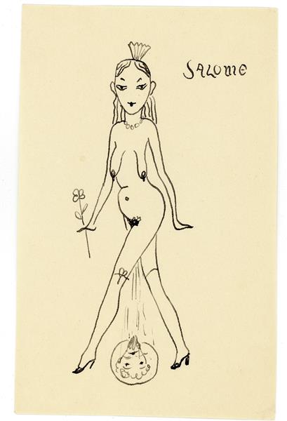 Erotic Drawing, c.1920 - Toyen