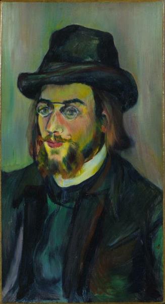 Portrait of Erik Satie, c.1892 - Сюзанна Валадон