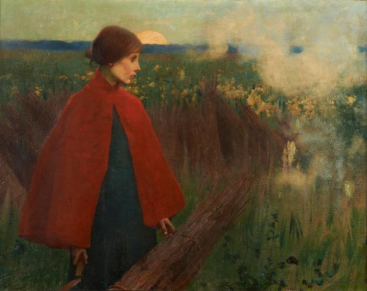 The Passing Train, 1890 - Marianne Stokes