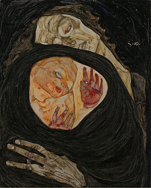 Померла мати, 1910 - Егон Шиле