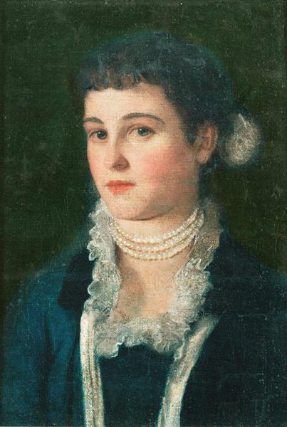 Klara Klimt, c.1880 - 克林姆