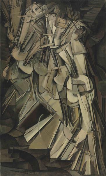 Akt, eine Treppe herabsteigend Nr. 2, 1912 - Marcel Duchamp