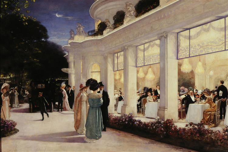 An evening at Pré Catelan, 1909 - 亨利·热尔韦