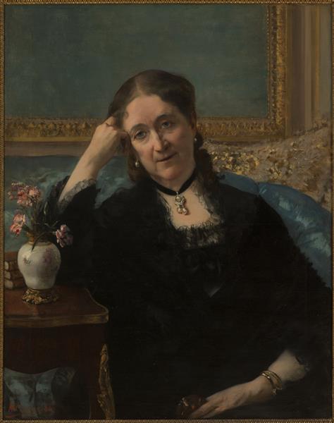 Portrait of Madame Blerzy, 1884 - Анри Жерве
