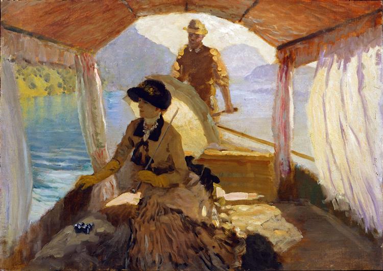 On Lake Lucerne, c.1881 - Giuseppe De Nittis