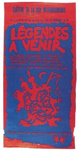 Legendes a venir (theatre poster) - Abidin Dino