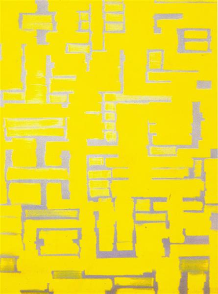 Untitled (Yellow and White), 1950 - Эд Рейнхардт