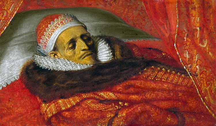 Maurice (1567-1625), Prince of Orange, Lying in State, 1625 - Адріан ван де Венне