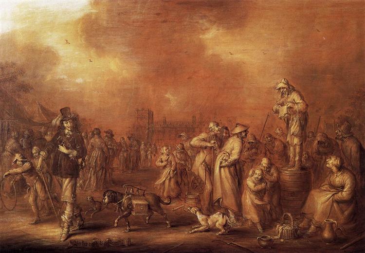 Where There are People Money May Be Made, 1652 - Adriaen Pietersz van de Venne