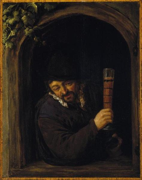 Peasant at a Window, 1658 - 1662 - Адриан ван Остаде