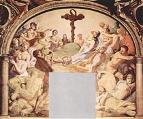 Adoration of the Cross with the Brazen Serpent - Аньоло Бронзино