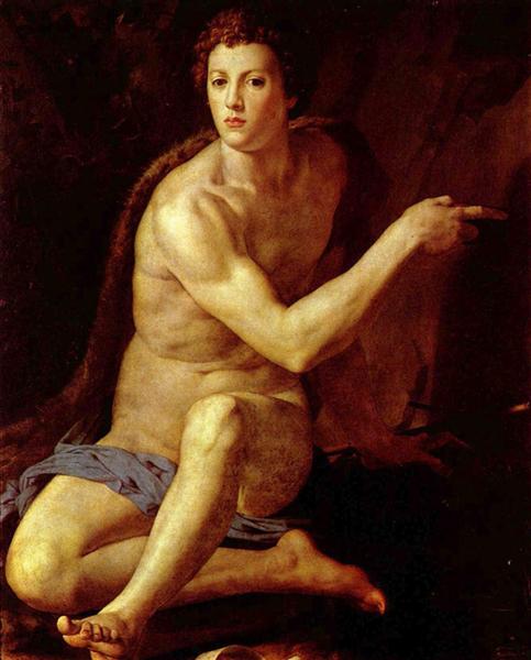 Saint John the Baptist, 1553 - Аньоло Бронзино