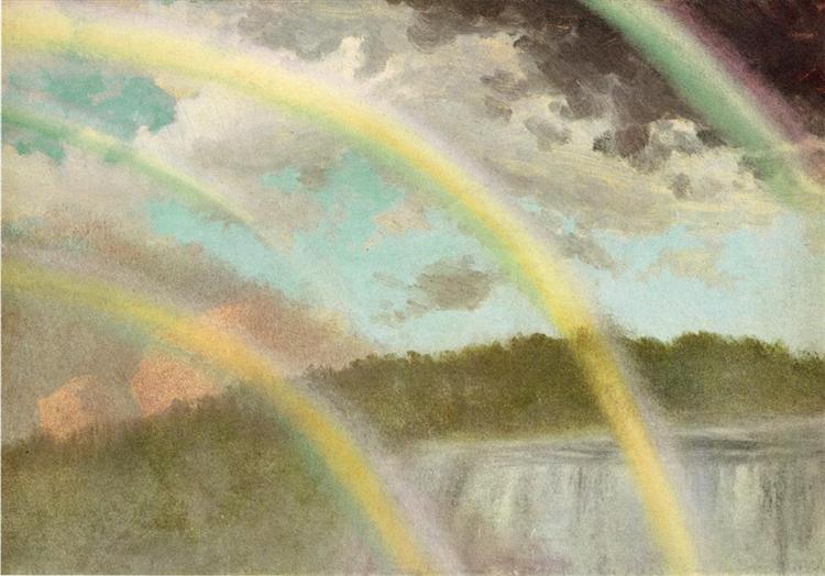 Four Rainbows over Niagara - Albert Bierstadt