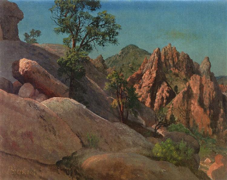 Landscape Study Owens Valley, California, 1872 - Альберт Бирштадт