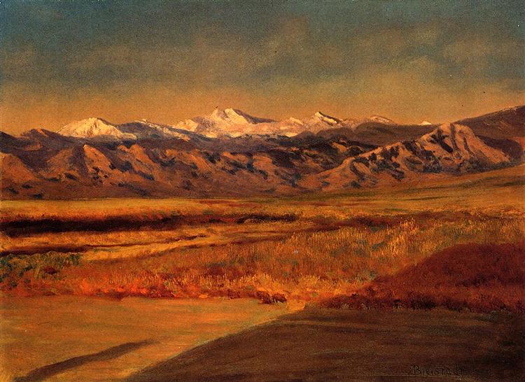 The Grand Tetons, Wyoming - Альберт Бірштадт