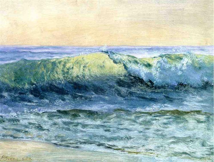 The Wave, c.1880 - Альберт Бирштадт