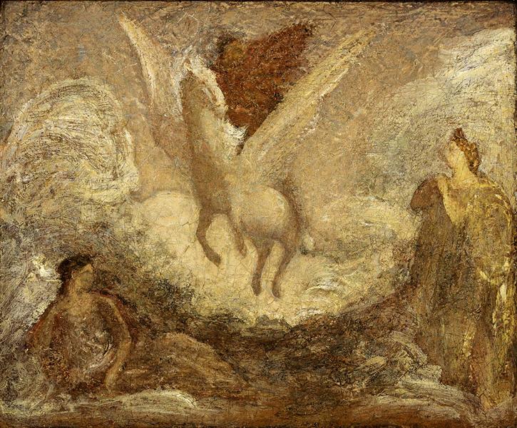 Pegasus Departing, 1901 - Альберт Пинкам Райдер