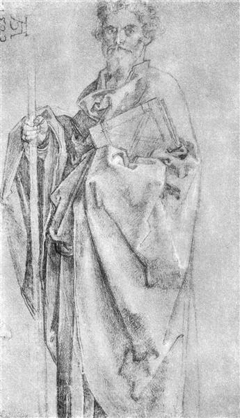 Apostle Bartholomew, 1523 - Альбрехт Дюрер