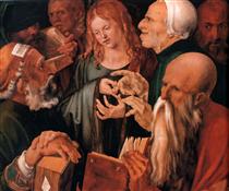 Christ among the Doctors - Albrecht Durer