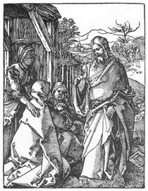 Christ Taking Leave of His Mother - Albrecht Durer