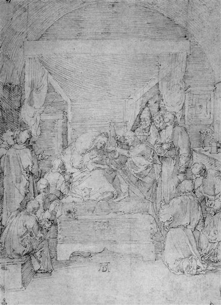 Death of the Virgin, 1508 - 1510 - Альбрехт Дюрер