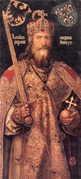 Emperor Charlemagne, c.1512 - Alberto Durero