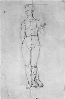 Female Nude - Albrecht Dürer