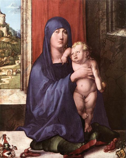 Madonna and Child (Haller Madonna), 1498 - 杜勒