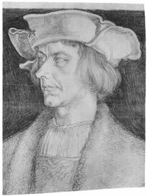 Portrait of a man (Paul Hofhaimer or Hans Tucher) - Albrecht Durer