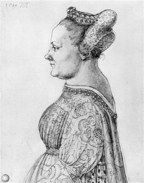 Portrait of a Woman, 1494 - Альбрехт Дюрер