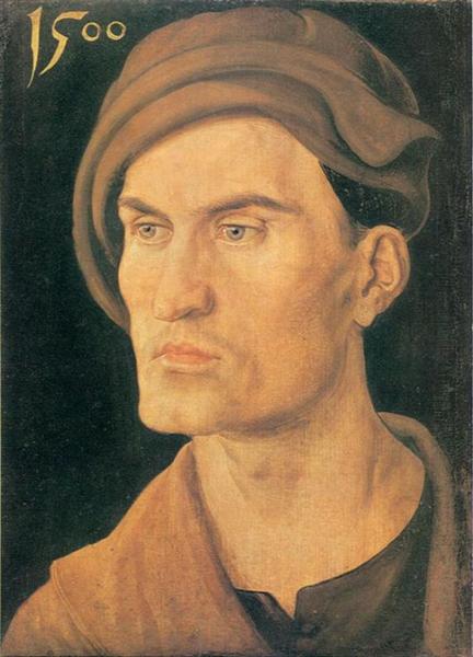 Portrait of a Young Man, 1500 - Alberto Durero
