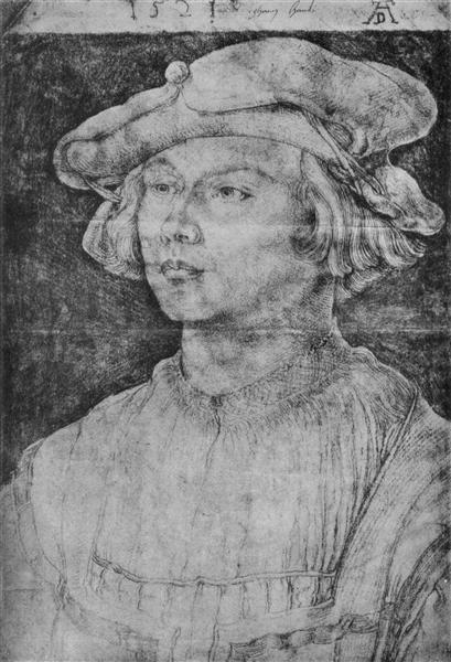 Portrait of Barent van Orley - Albrecht Dürer