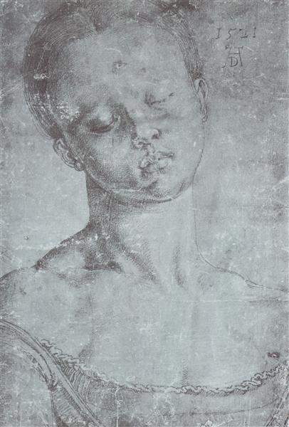 Св. Варвара, 1521 - Альбрехт Дюрер